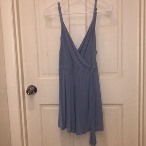 Light blue skorted romper